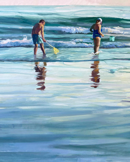 Coquinas al anochecer