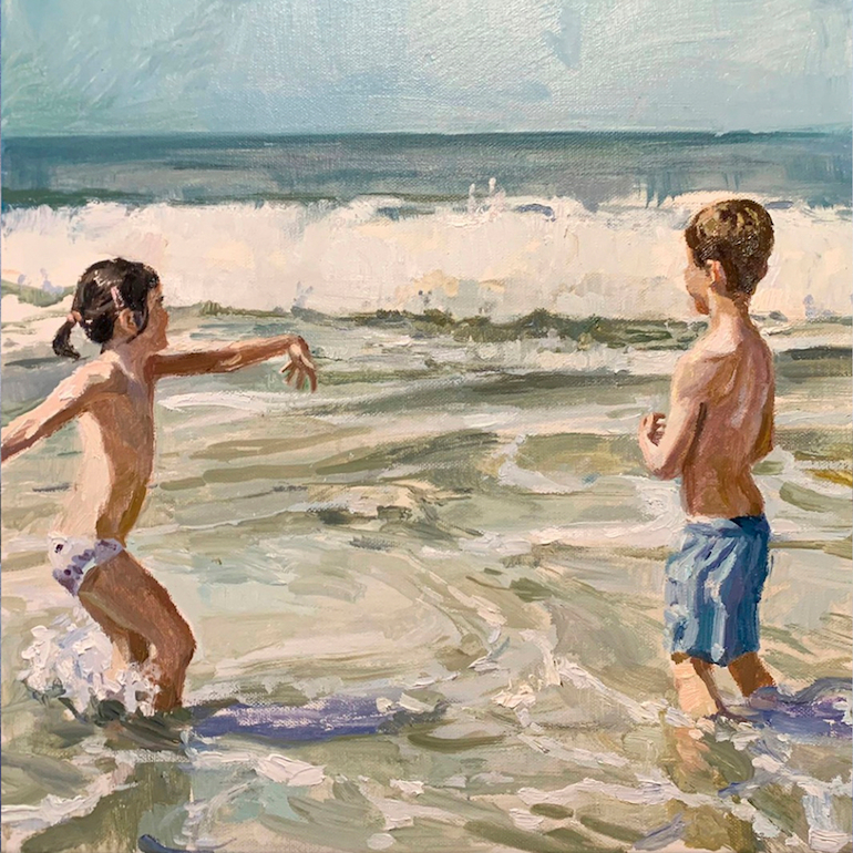 Niños en el agua